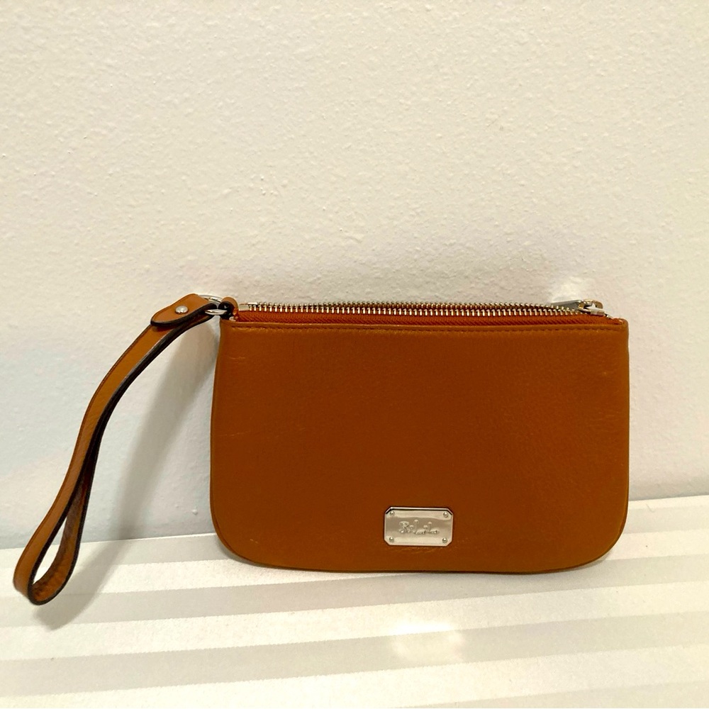 Ralph Lauren Brown Wristlet Wallet